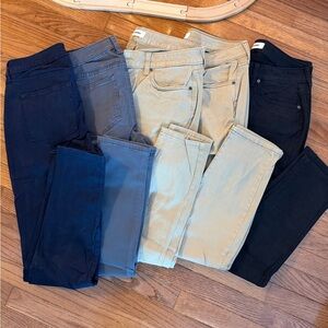 Sonoma Women's Skinny Jeans in Black, Gray, Navy, and Tan